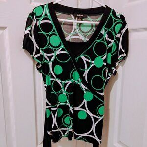 Style & co. Women's Size XL Geometric Pattern Top
